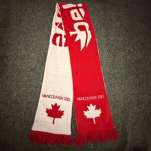 Vancouver 2010 Believe Knitted Scarf